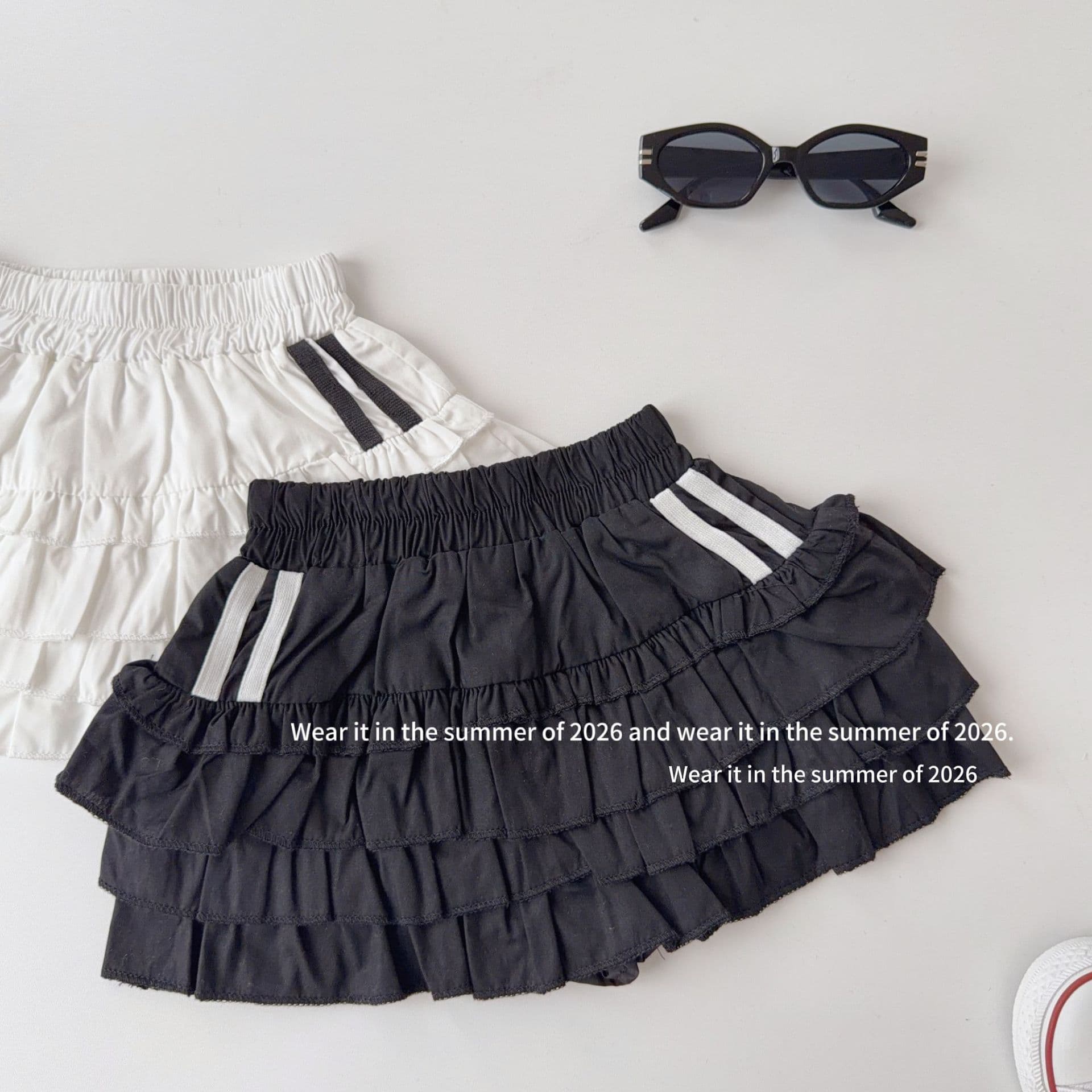 Ballet 2026 Summer New High-Waisted Ruffled Slimming Puffy Skirt, Puffy Cake Skirt, Short Skirt