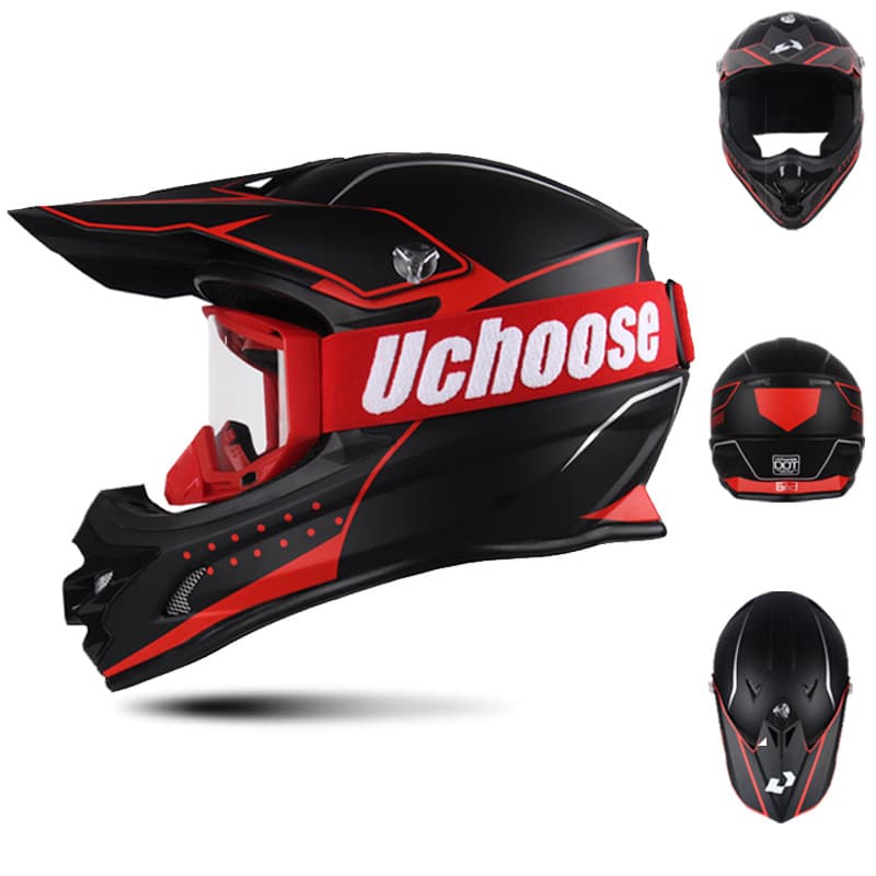 New Cross-Border Off-Road Motorcycle Mountain Bike Riding Helmet All-Season Motorcycle Off-Road Helmet 3C Certified