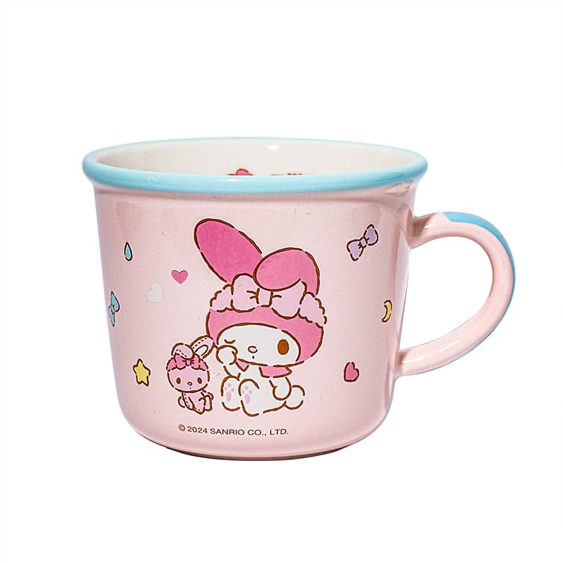 Sanrio Family Series Mug, Breakfast Milk Cup, High Appearance Cute Cartoon Graduated Ceramic Cup