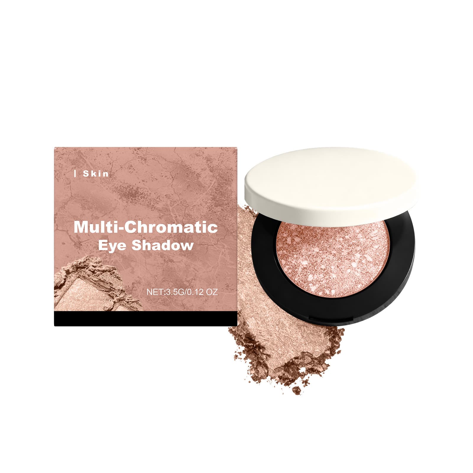 Sparkling 3D Eyeshadow: A shimmering, pearlescent eyeshadow perfect for stage makeup. It boasts rich color payoff, long-lasting wear, and a beautiful finish. The eyeshadow is made with rhinestone glitter.