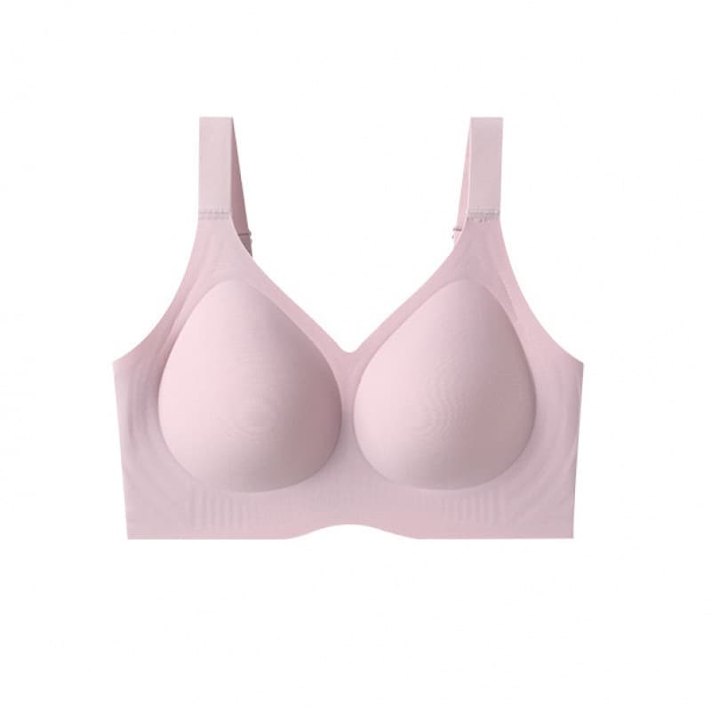 Seamless foundation lingerie for women, thin summer style, makes large breasts appear smaller, beautiful back, and supports side breast tissue, plus size bra.