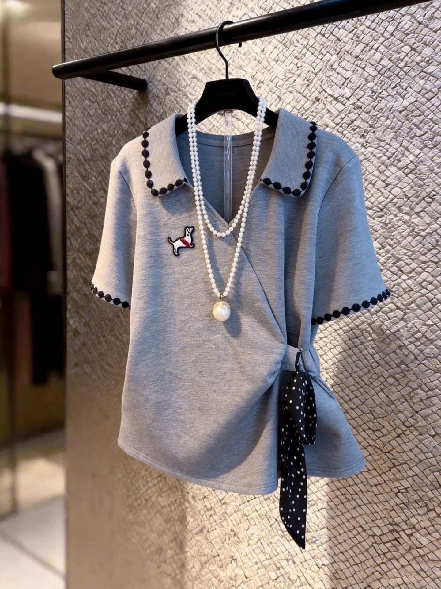 Unique Beautiful Top, 2026 Spring Summer French Design Women's Blouse