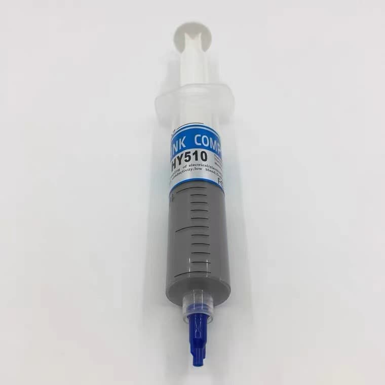 Large-needle thermal paste, gray, silver-containing thermal grease, suitable for CPU and graphics card chips, computer thermal silicone.