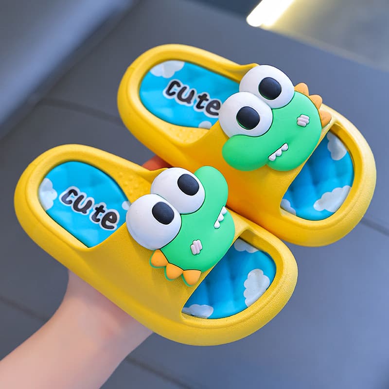 Children's Slippers for Boys and Girls Summer Cute Kids Indoor Home Bathroom Non-Slip Parent-Child Sandals