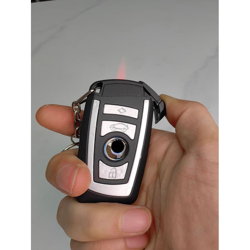 Creative and realistic inflatable lighter pendant, personalized and stylish lighter wholesale, realistic car key shaped
