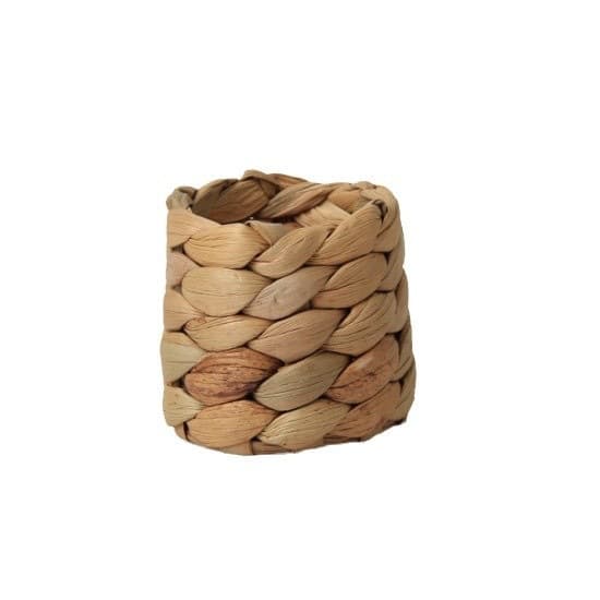 Handwoven Boho Gourd Grass Napkin Ring, Heat-Resistant Placemat, Western Table Napkin Holder for Home Dining