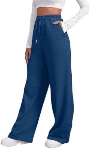 European and American Amazon Cross-border Fashion Letter Print Pants Elastic Waist Loose Unisex Streetwear Sweatpants