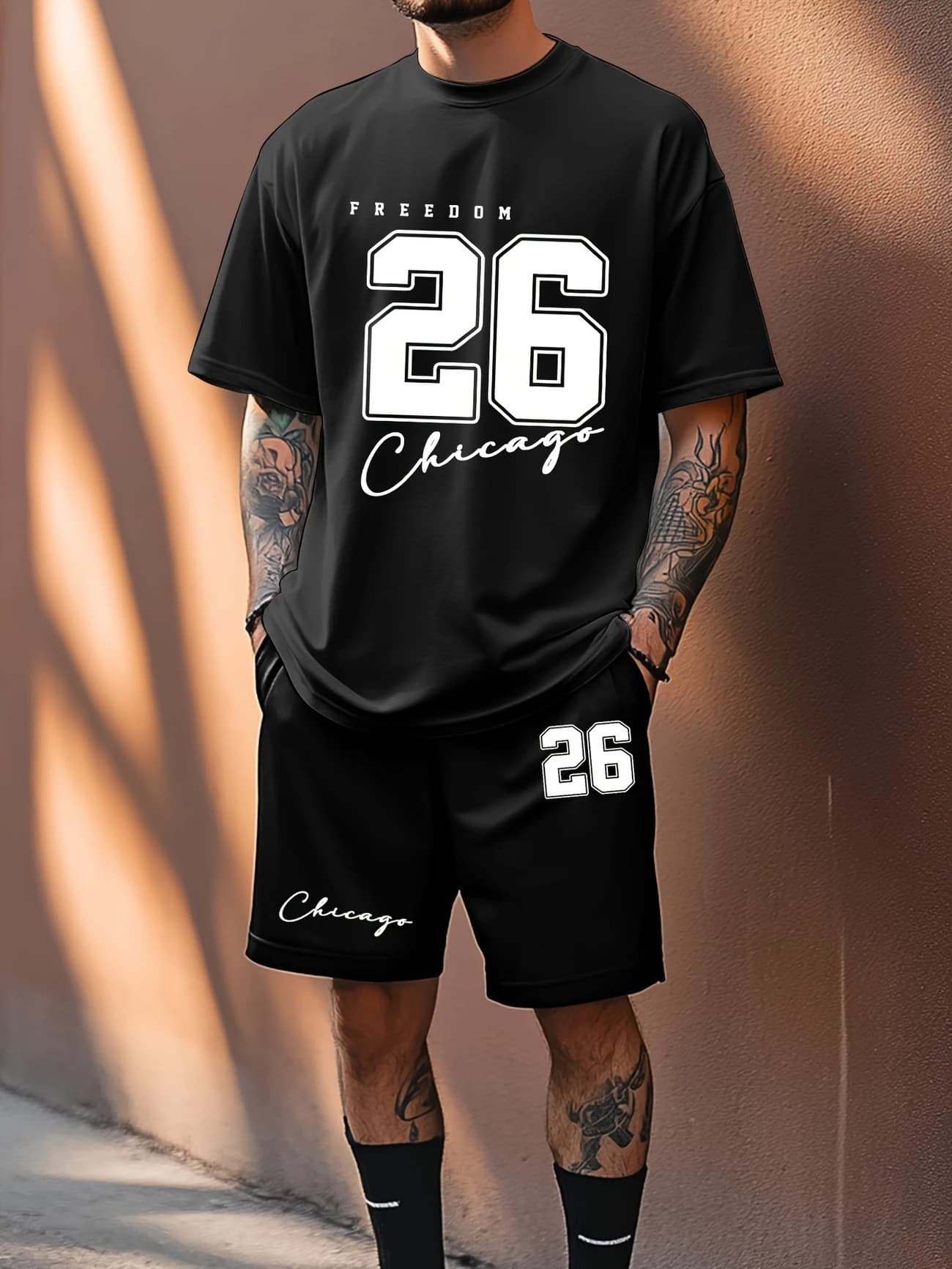 Amazon 3D Print Men's Sportswear Russian Men's Fashion Casual Short Sleeve T-Shirt