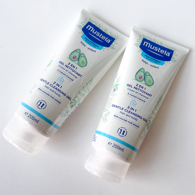 Mustela Face Cream, Shampoo & Body Wash 2-in-1, Baby Oil