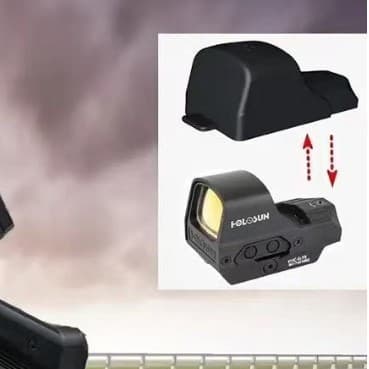 HoloSun 507C Scope Cover - Dustproof Protective Cover with Soft Rubber Housing