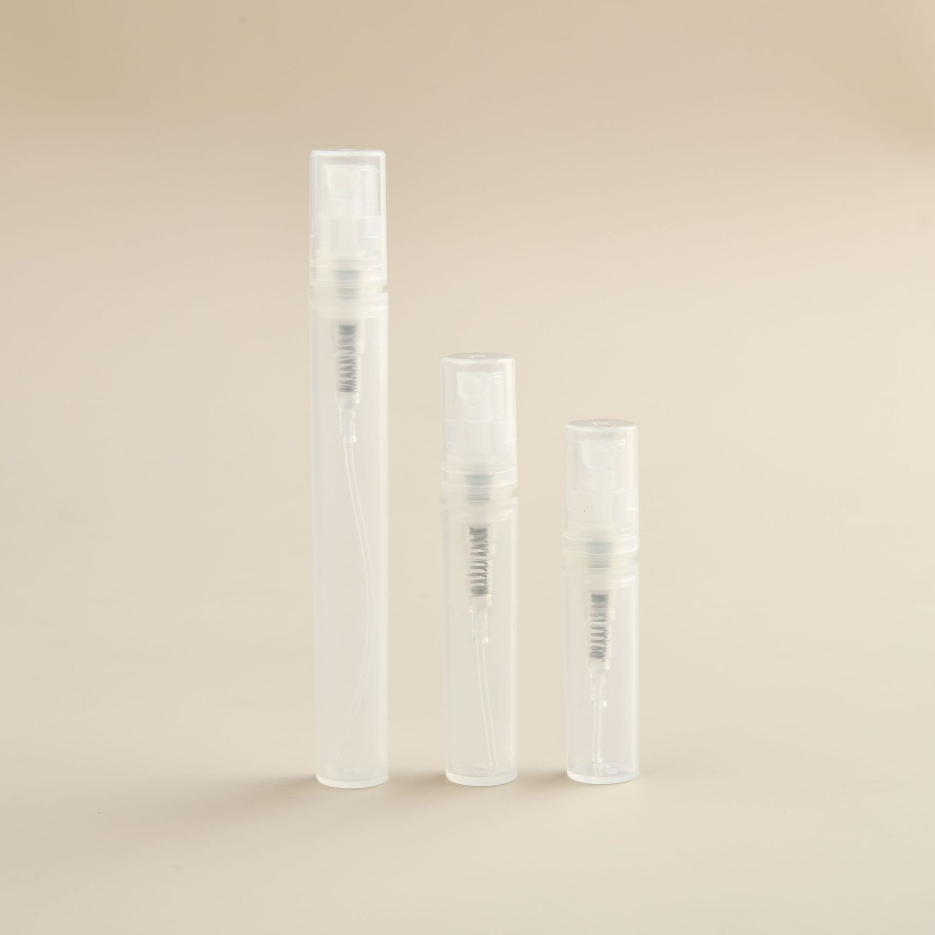 Snap-On Plastic Perfume Refillable Pen Spray Bottle Cosmetic Water Plastic Refillable Bottle Sample Trial Refillable Empty Bottle