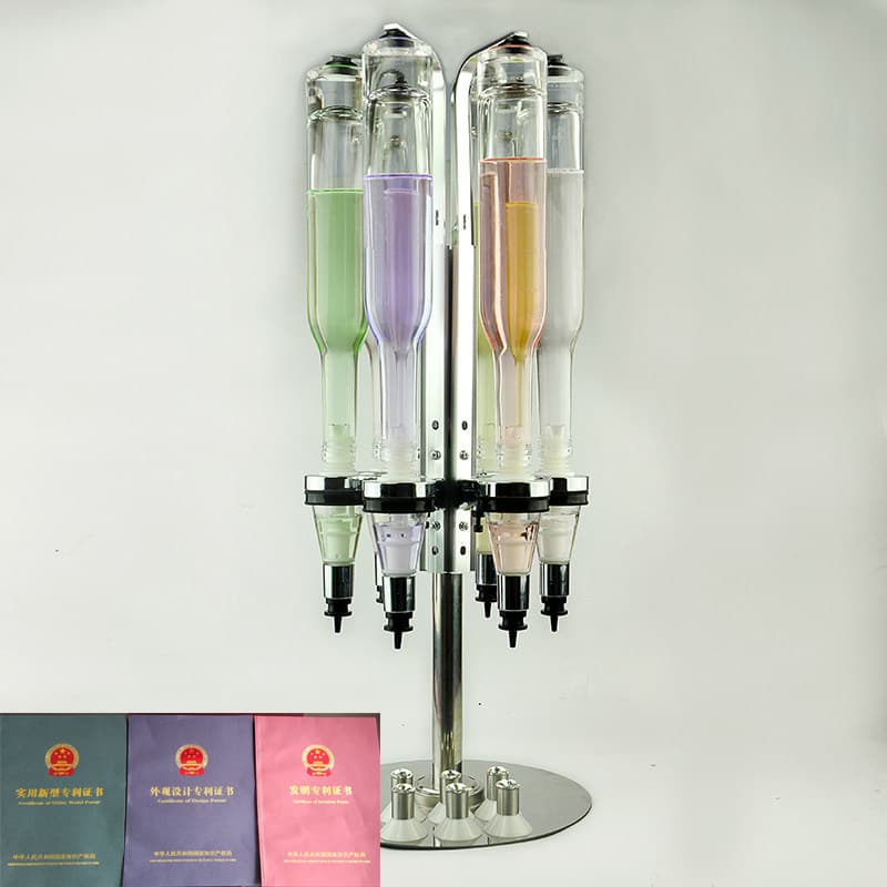 Bulk Perfume Bar Franchise Rotating Display Counter Perfume Dispenser Hanging Bottle Stand