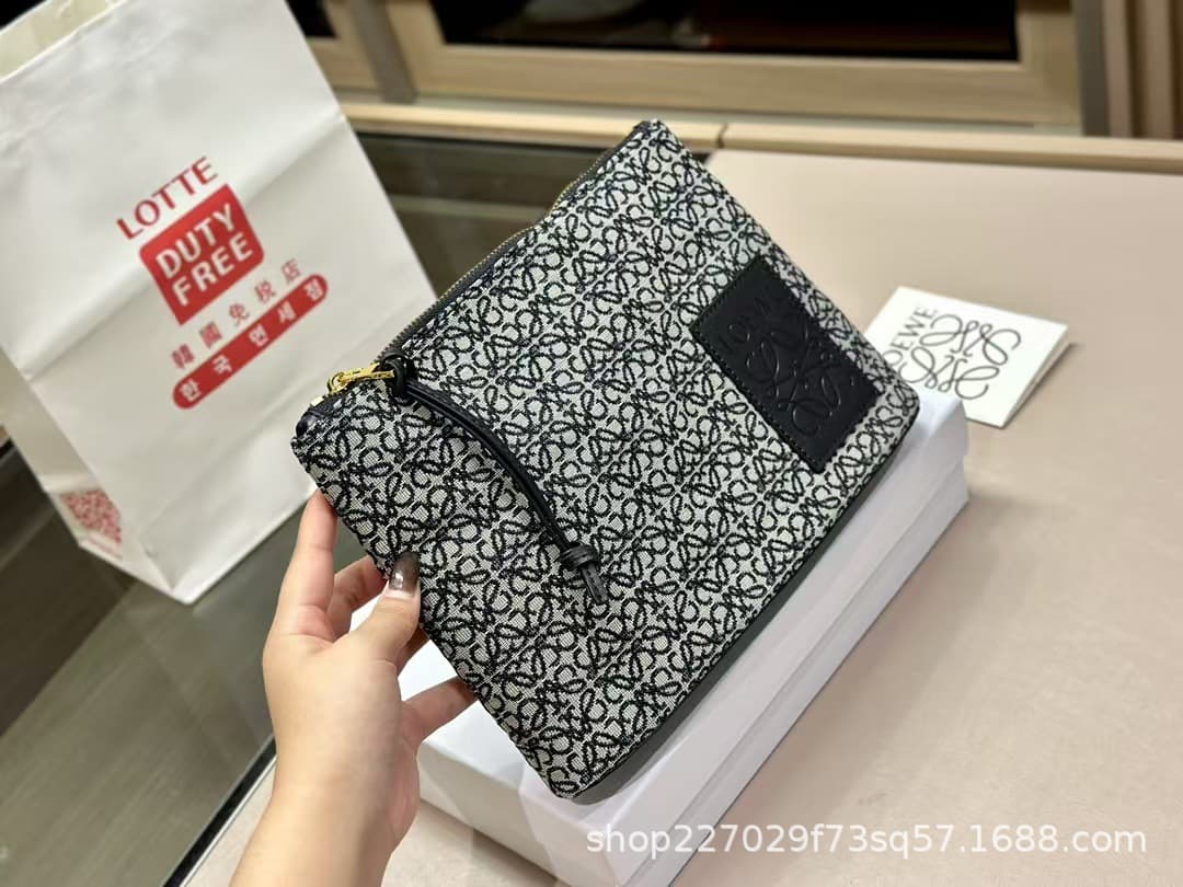 High Quality Luo Jia Canvas Clutch Bag 2023 New Fashion Versatile Unisex Handbag Classic