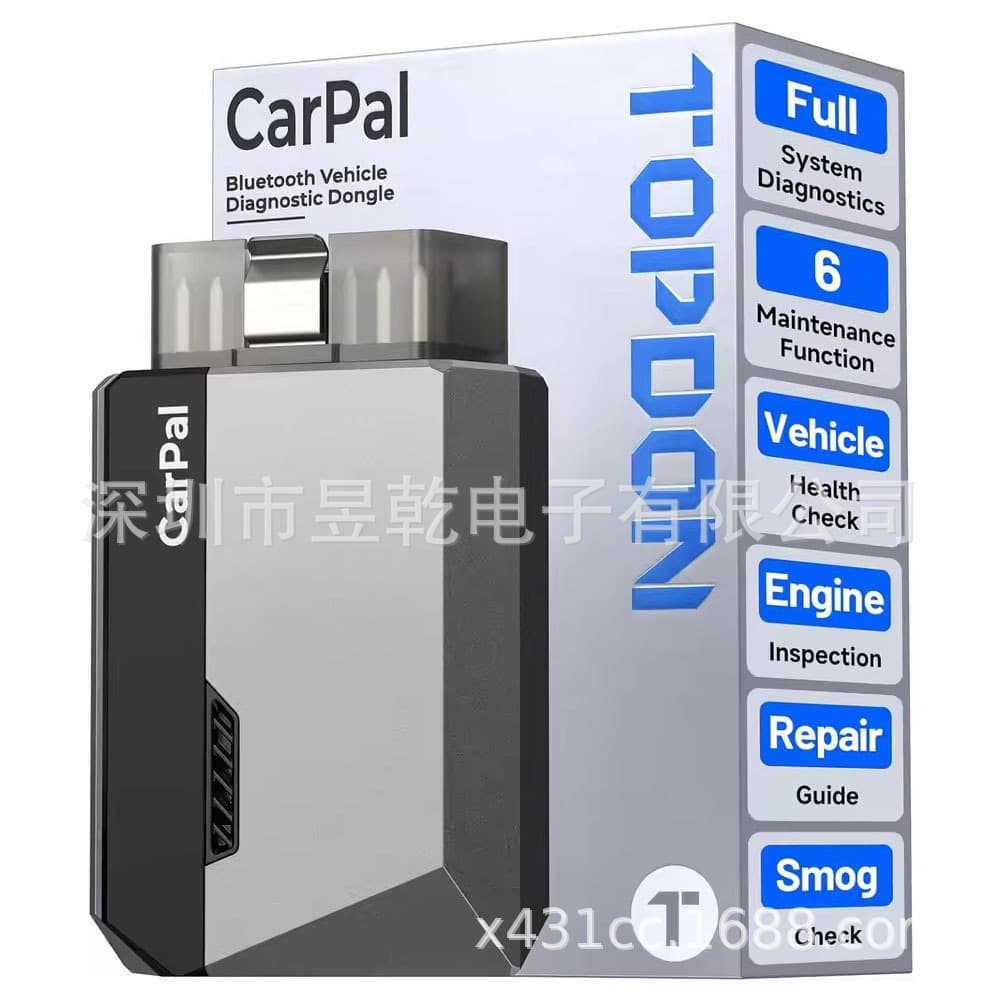 Topdon Carpal Obd2 Code Reader Scanner Car Health Check Smog