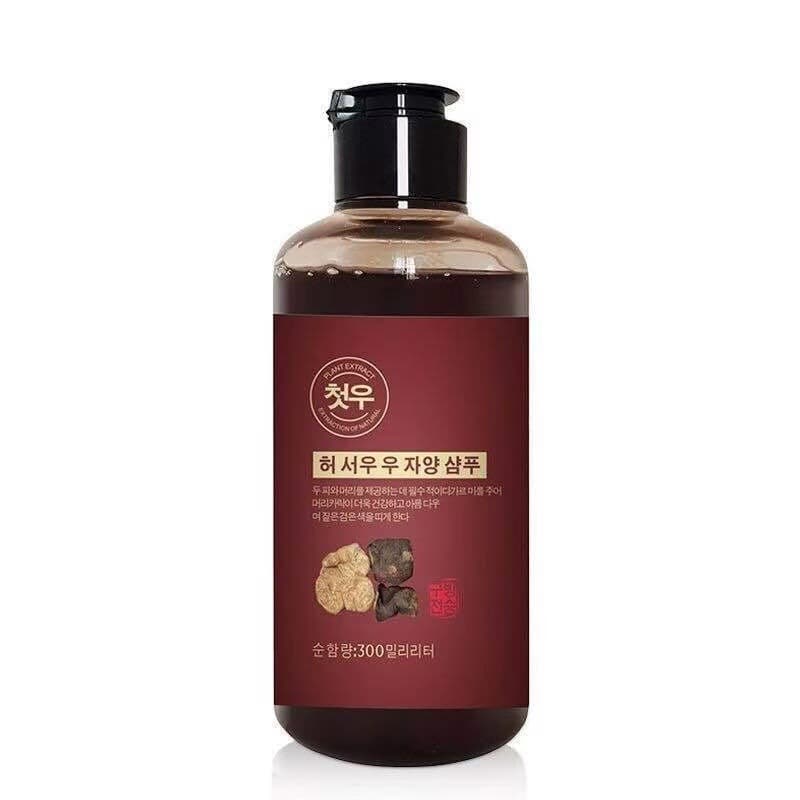 [Custom Processing] Cross-border Korean Standard Polygonum multiflorum Shampoo, Herbal Plant Gentle Cleansing for Men and Women