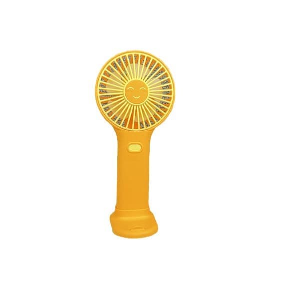 Southeast Asia simple handheld desktop mini fan three-gear wind portable USB charging fan