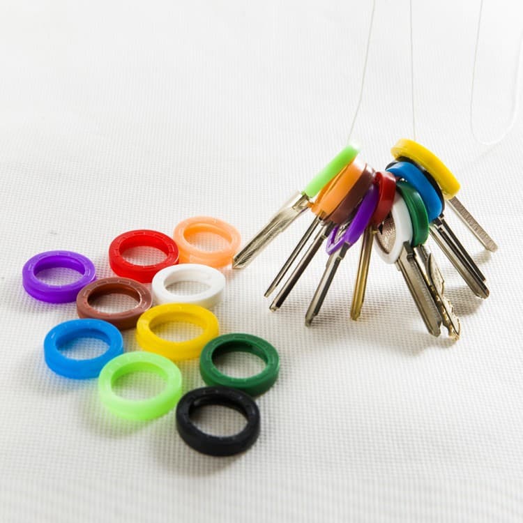 Key Identification Ring / Colored Key Cover / Hollow Key Cover / Silicone Key Cover / Ten-Color Key Cover