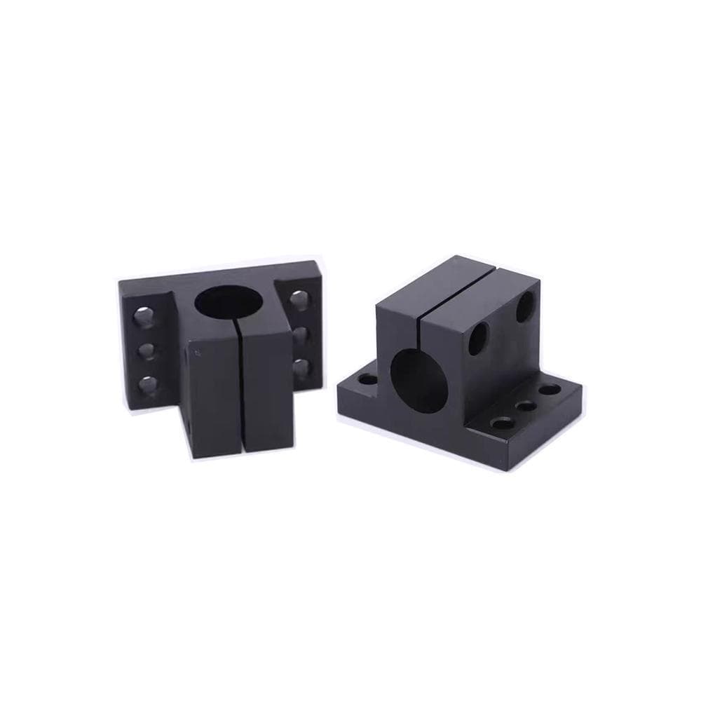 Side-mounted optical axis mounting bracket 01/02/07/21/27 guide shaft support base square bracket