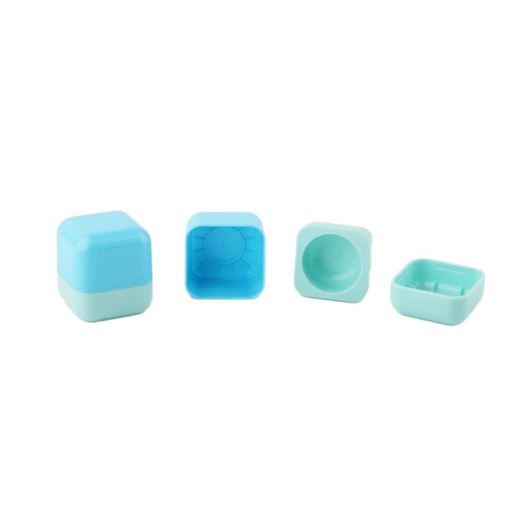 New Makeup Small Square Lip Balm Lipstick Jar Cosmetic Packaging Material Lip Gloss Lip Mask Lip Mud Sunscreen Primer