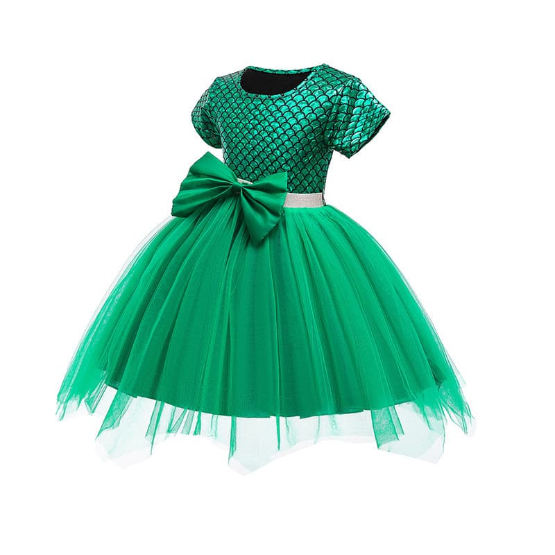 Summer export girls' mermaid princess dress for toddlers and babies