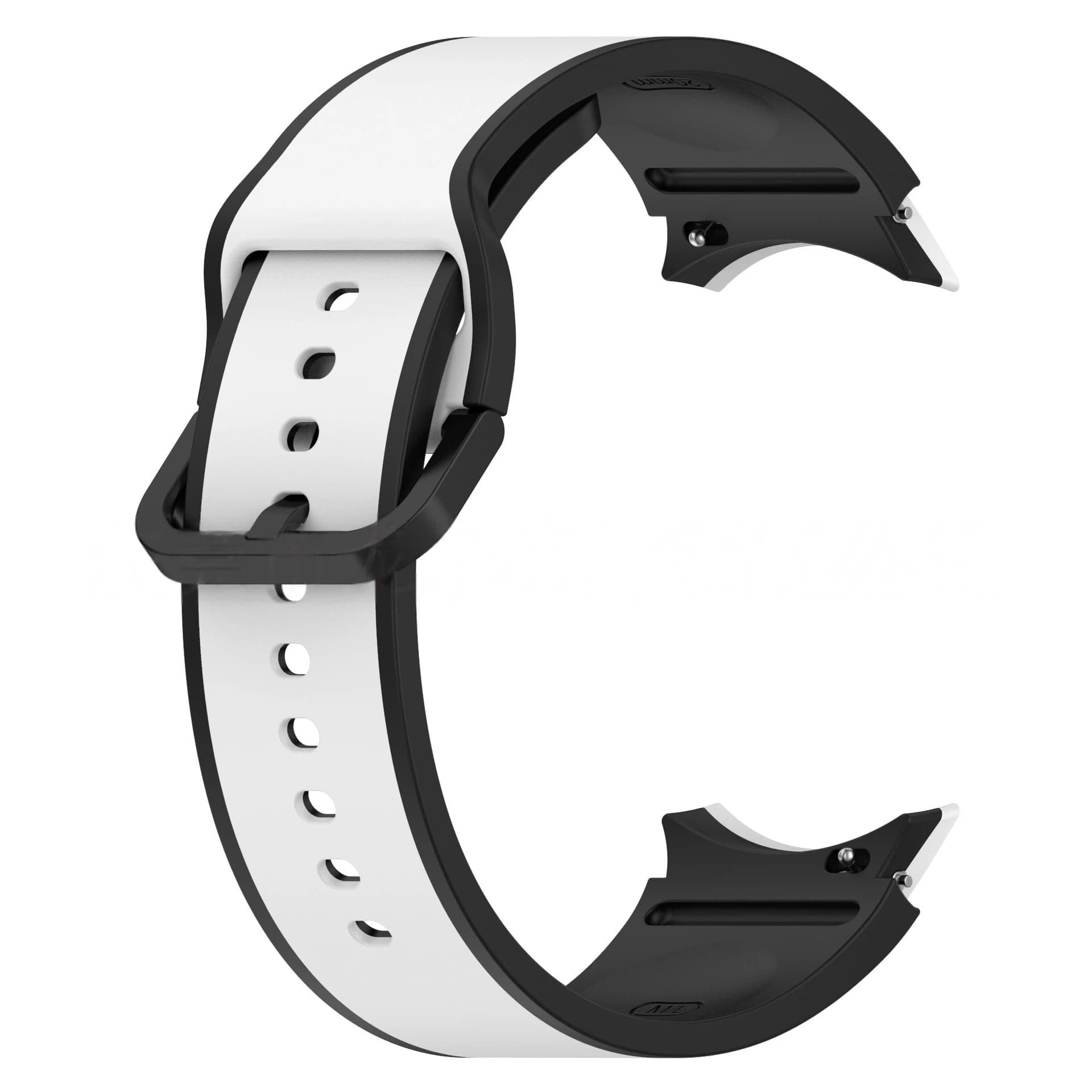 Compatible with Samsung Galaxy Watch 5/4 silicone watch 5 Pro seamless pin buckle watch band in two colors