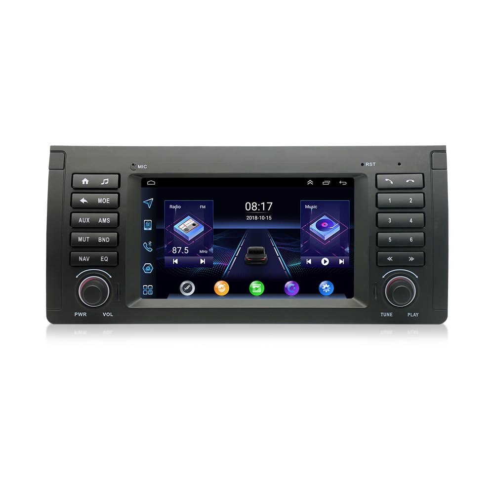 For BMW E39 Large Screen Navigation All-in-One Wireless CarPlay Reverse Camera Android Radio