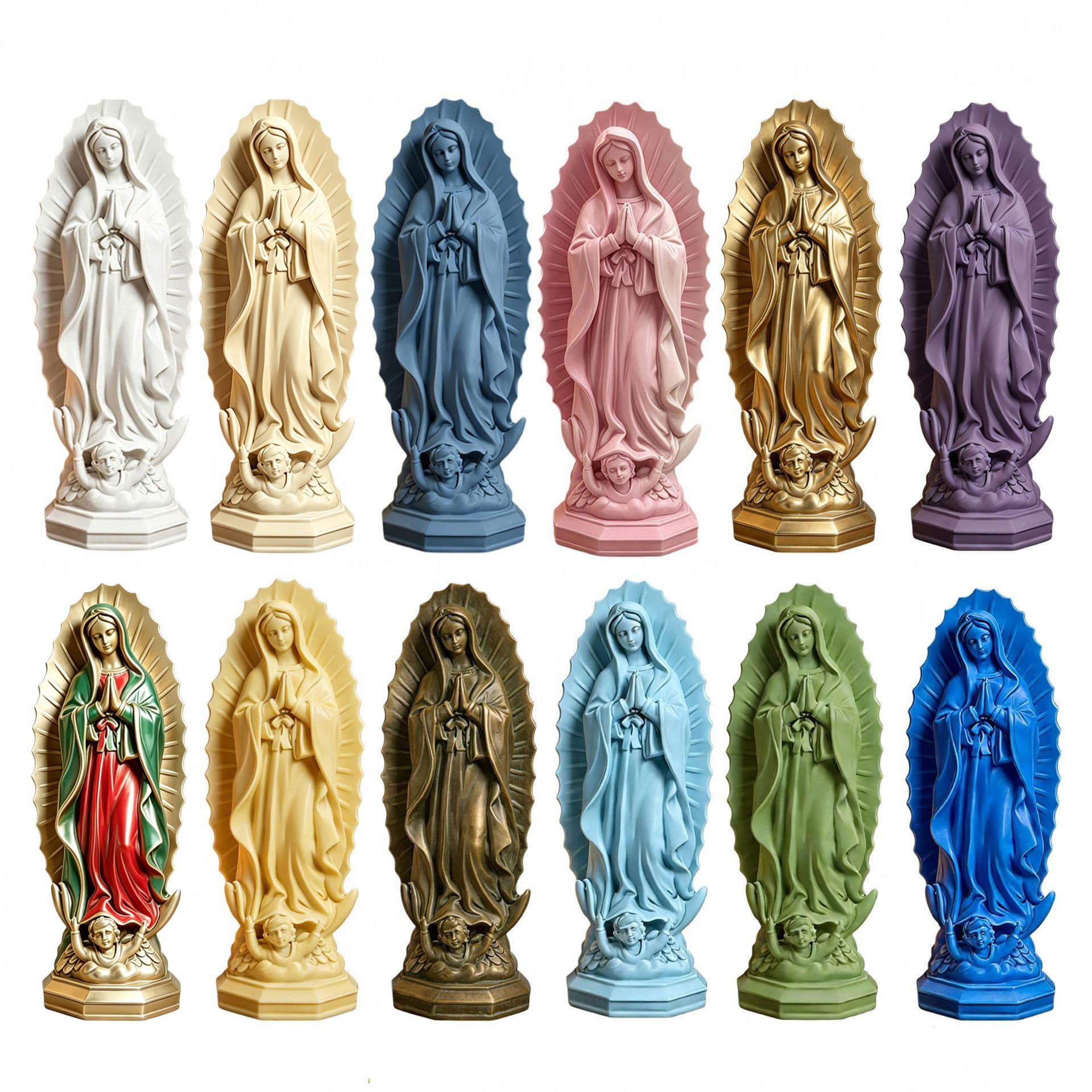 Cross-Border Christmas Character Statue Crafts Resin Ornaments for Entryway, Living Room, Tabletop Decoration, Outdoor Garden
