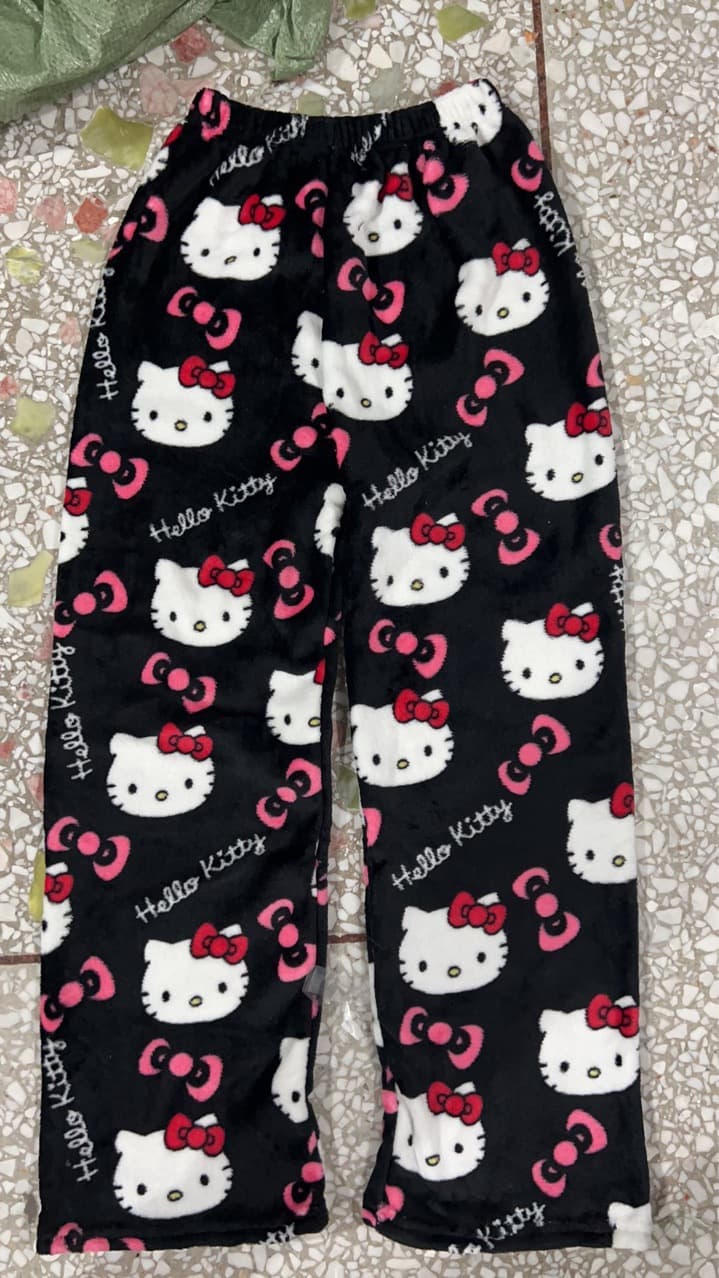 Cute Sanrio Cartoon Pajamas Anime Hello Kitty Pants Multicol