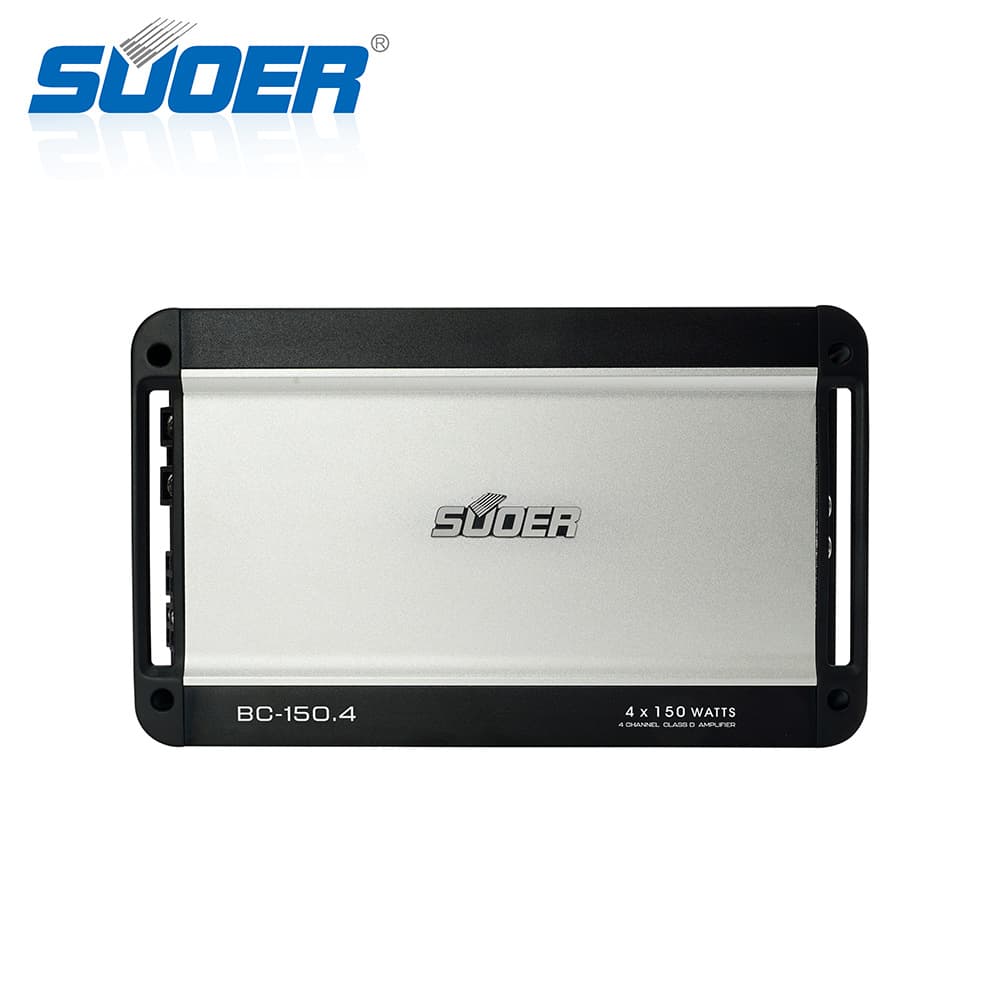 Suoer 12V Four-Channel High-Power Car Amplifier Car Audio Modification Speaker D-Class Digital Amplifier