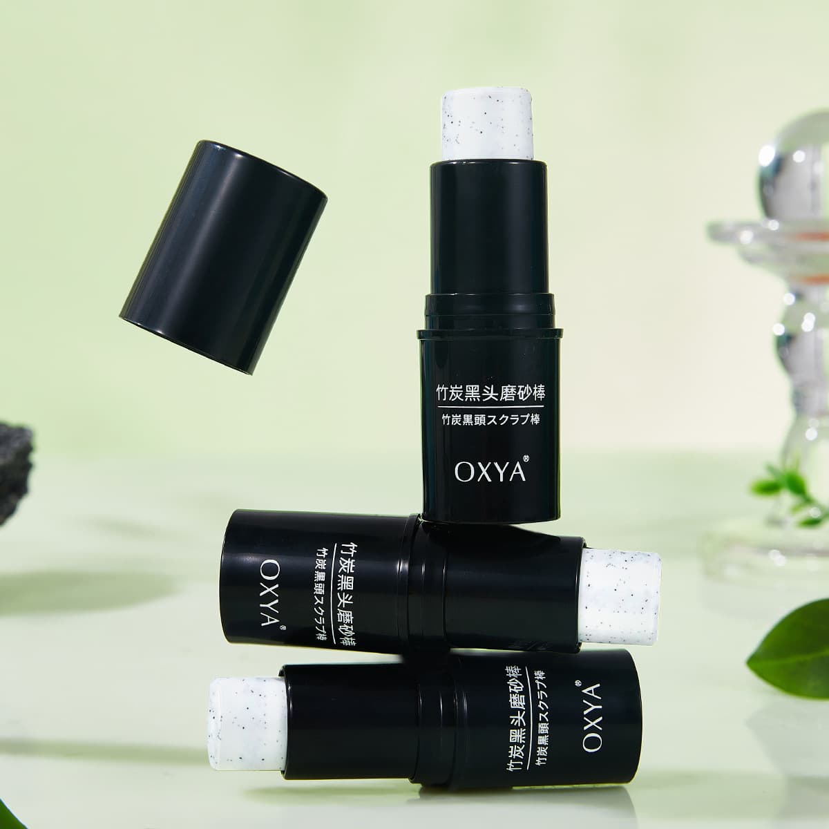 OXYA Blackhead Scrub Stick Cleanses Pores Blackheads Whiteheads Improves Dullness Oil Control