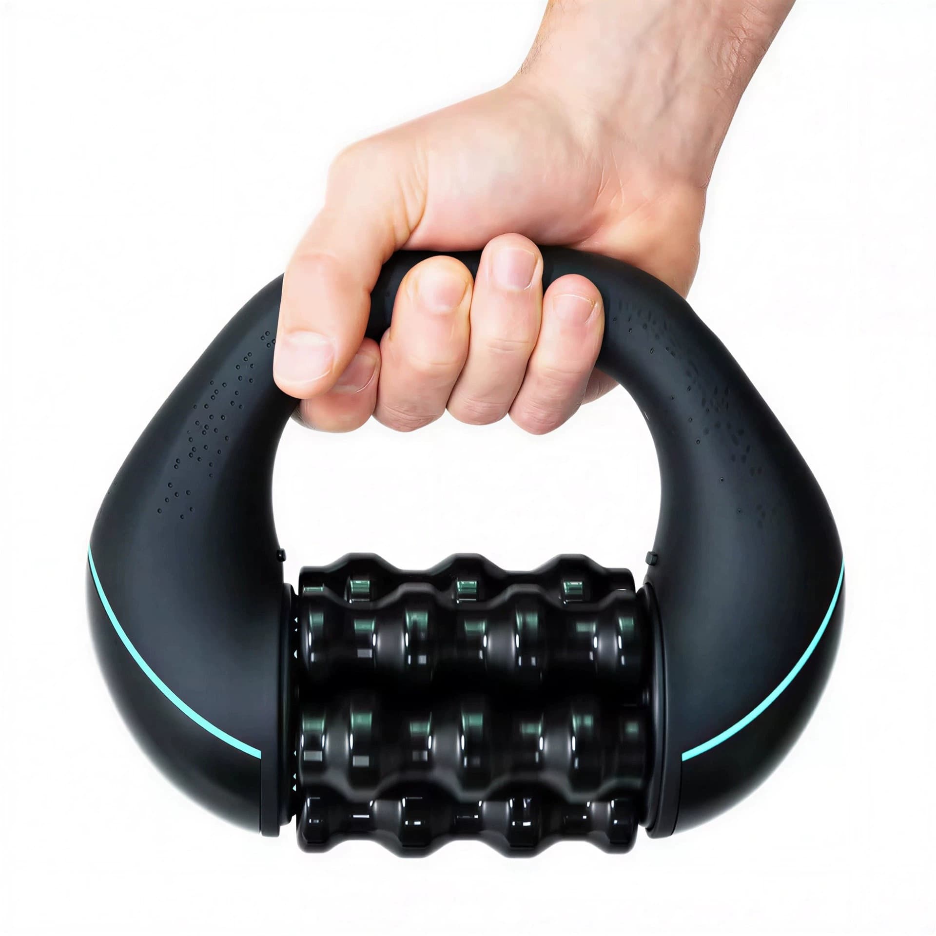 New cross-border product: Roller massager for full body muscle relaxation, fascia massager, leg massage stick, silicone roller.