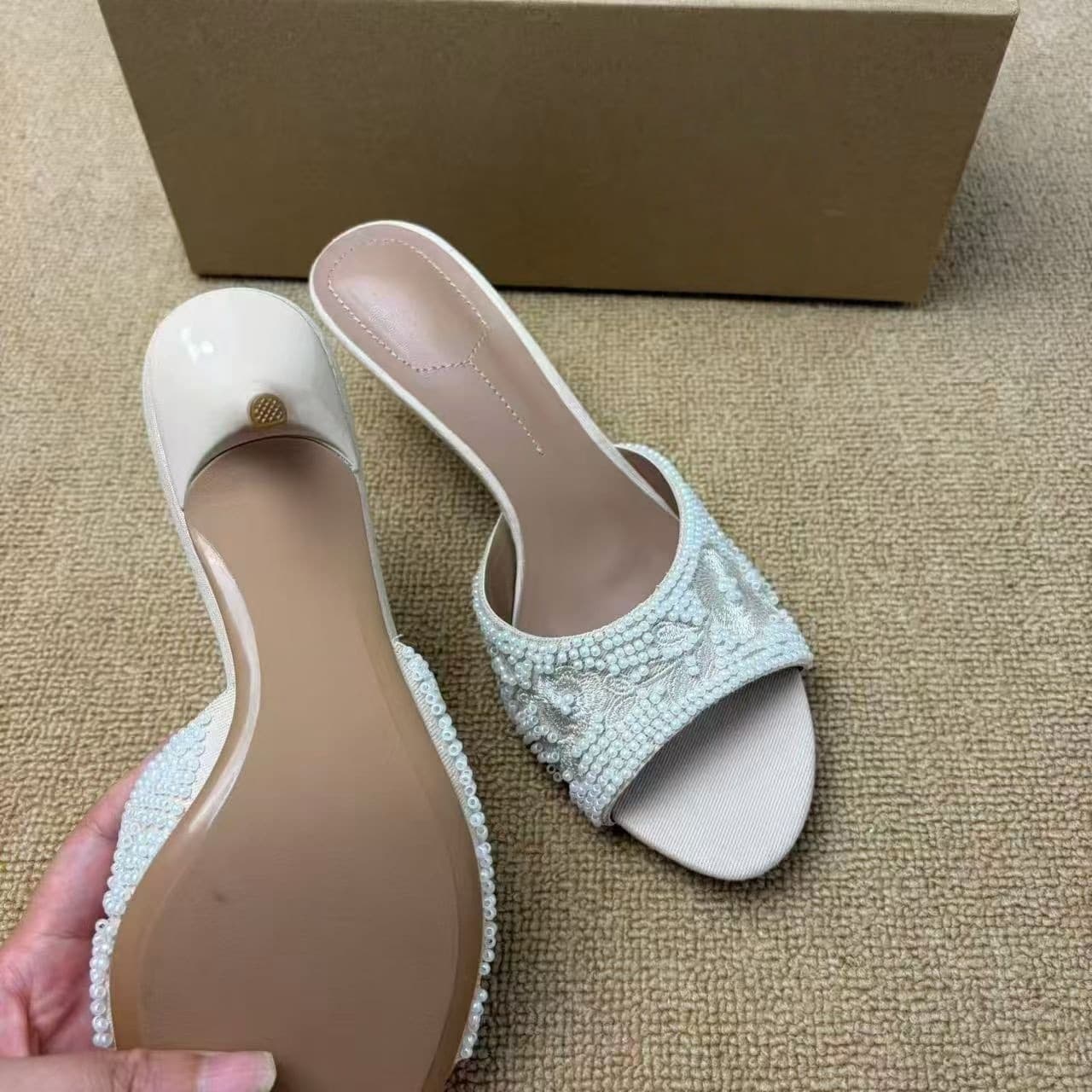 ZA 2026 Spring Summer New Elegant Peep-Toe Women's Shoes, Shiny Rhinestone Stiletto Heel Comfortable Fashion Sandals