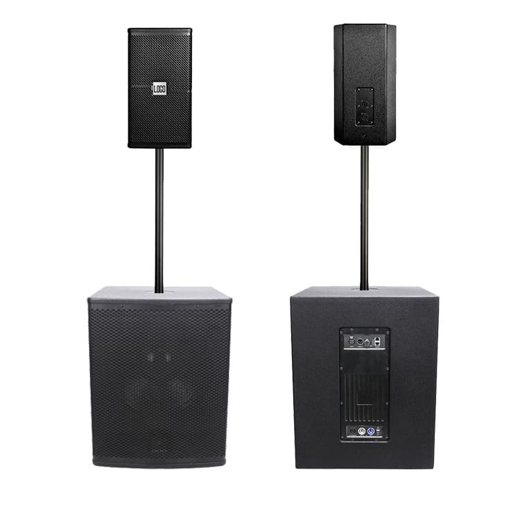 Professional 15-inch active speaker set, stage performance audio equipment KS8-A+HR15SP passive speaker column