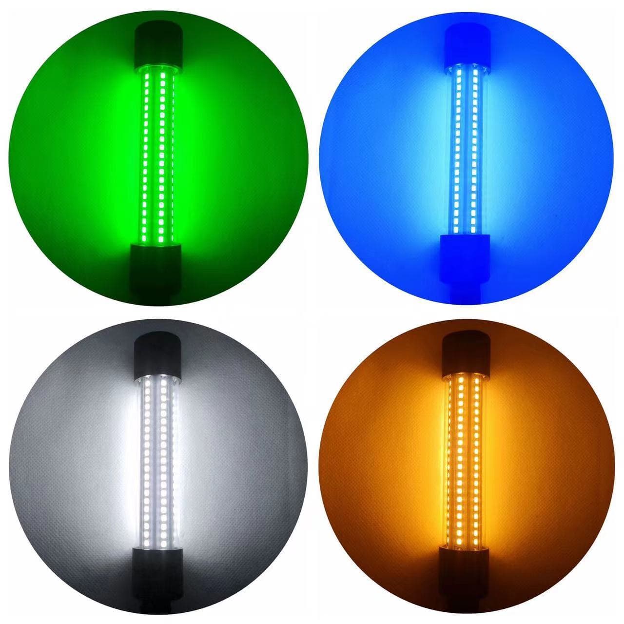 LED 12V 24V Waterproof Fishing Light Underwater Fish Attractor Light for Sea Fishing Squid