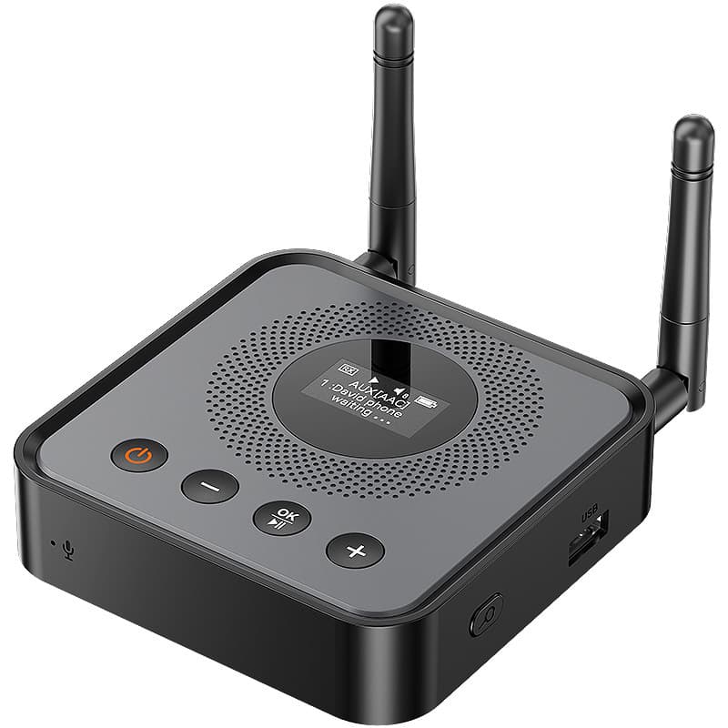 Bluetooth Adapter OLED Bluetooth Receiver Transmitter USB Playback Optical Output Input Module