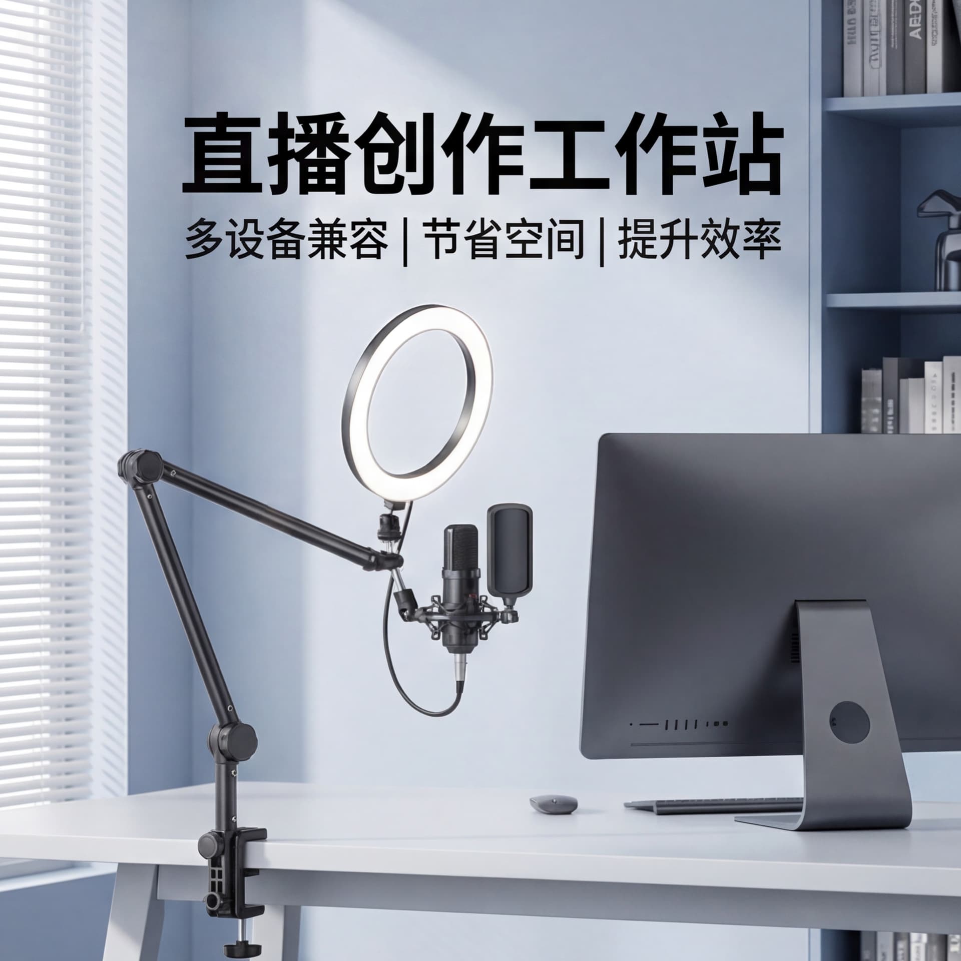 Suitable for DJI action camera mounts, lazy cantilever desktop clips, phone holders, accessories, fill lights, and gimbals.