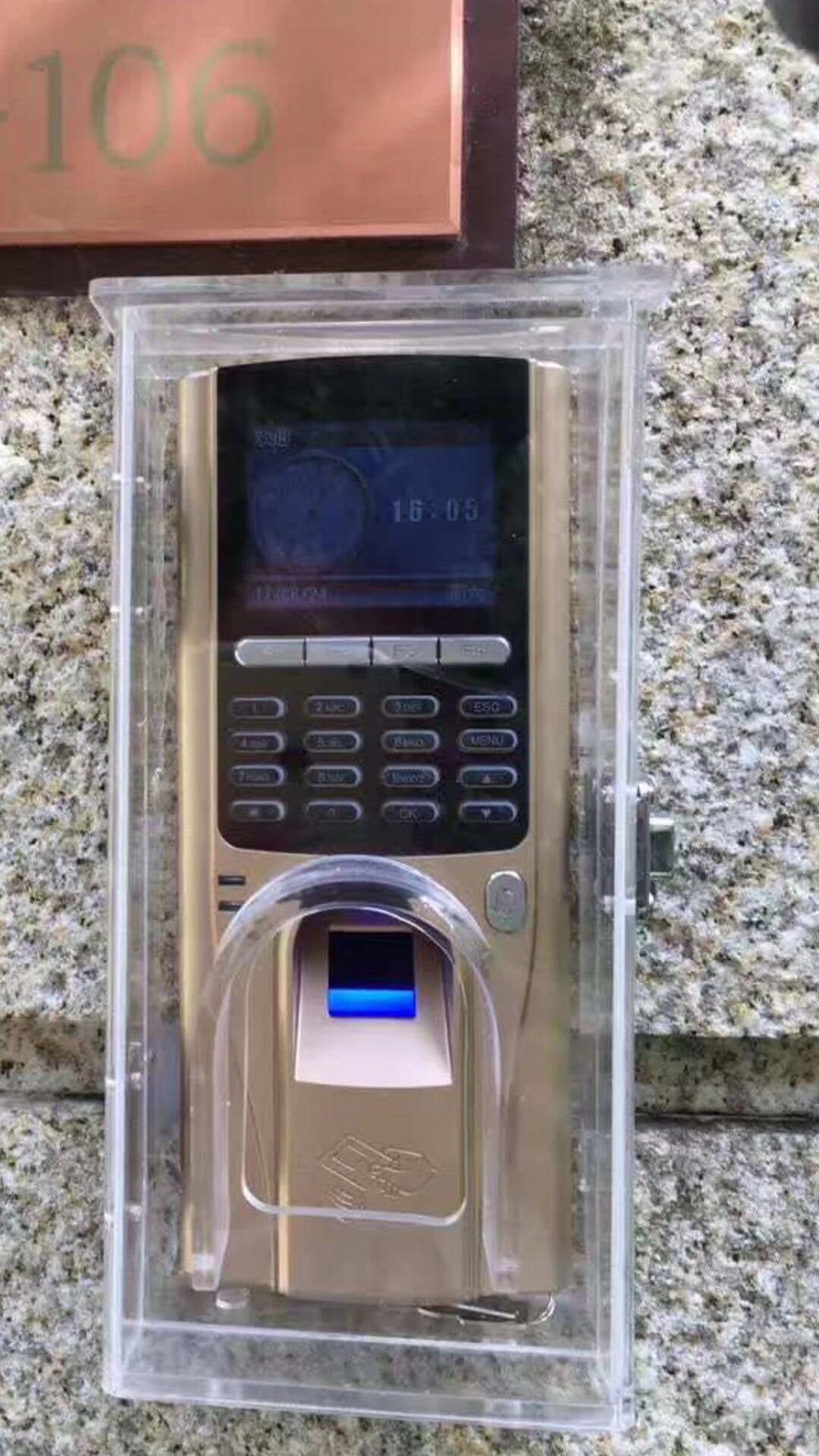 Erlifan Outdoor Doorbell Rain Cover Transparent Access Control Switch Waterproof Box Central Control Attendance Equipment Host Waterproof Cover