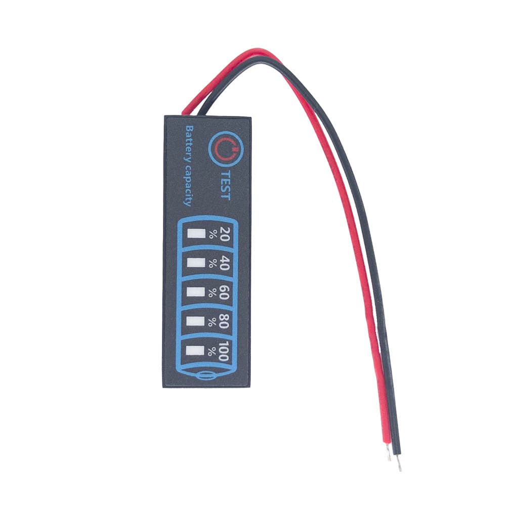 Lithium/LiFePO4/Lead-Acid Battery Percentage Indicator Board DC5-30V Battery Level Display
