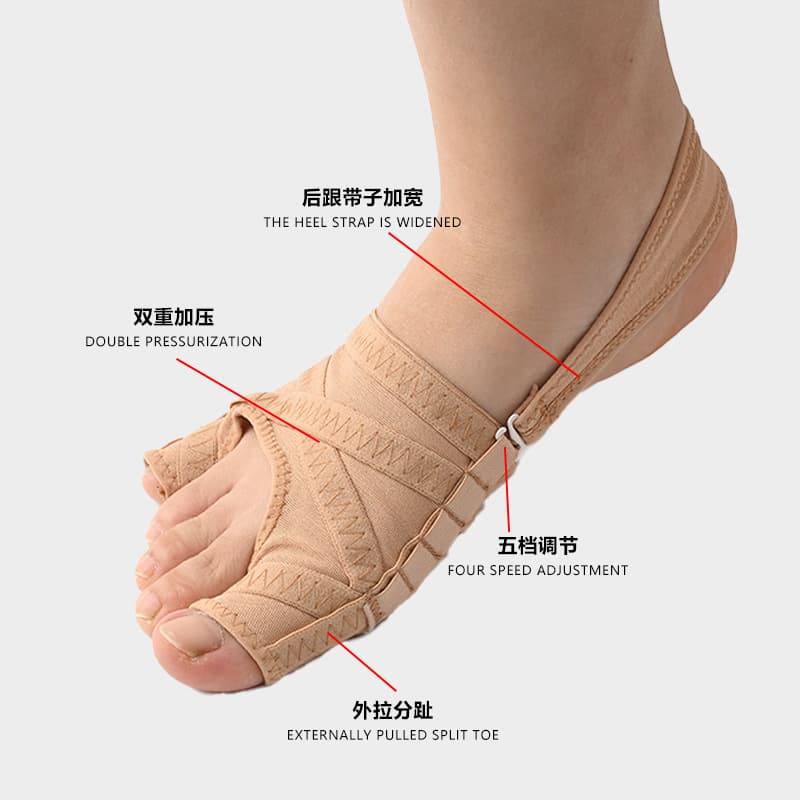 New mesh bunion correction socks for day and night wear, toe corrector, wholesale big toe protector.