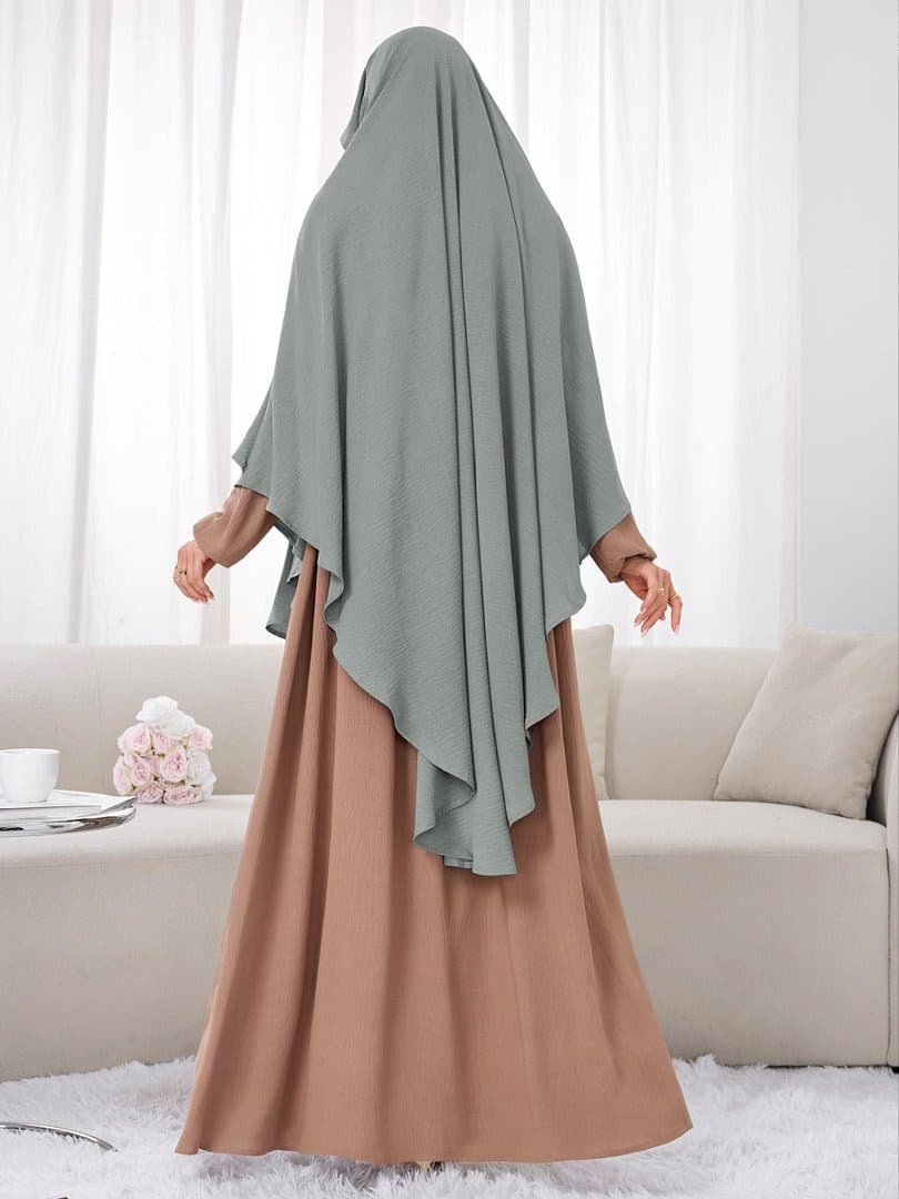 2025 New Plus Size Solid Color Loose Fit Export Hot Selling Ice Silk Wrinkled Headscarf