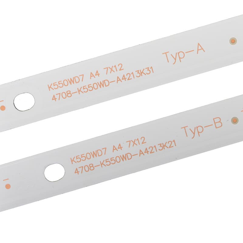 4708-K550WD-A4213K31/A4213K21 K550WD7 A4 Typ-A/B 7*12 LED Strip