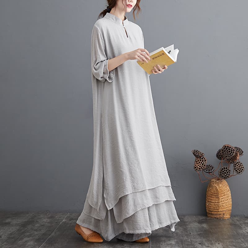 Chinese Style Yoga Tea Dance Suit Set