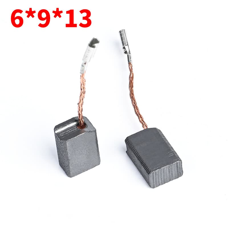 Power Tool Carbon Brushes WU800 6x9x13mm Low Spark