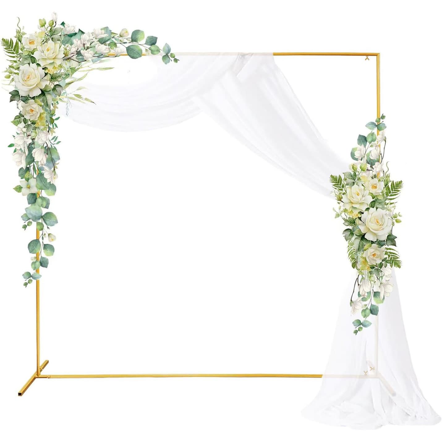 Metal Square Arch Stand Wedding Frame Iron Rack Iron Art Wedding Background Decoration Flower Stand Prop
