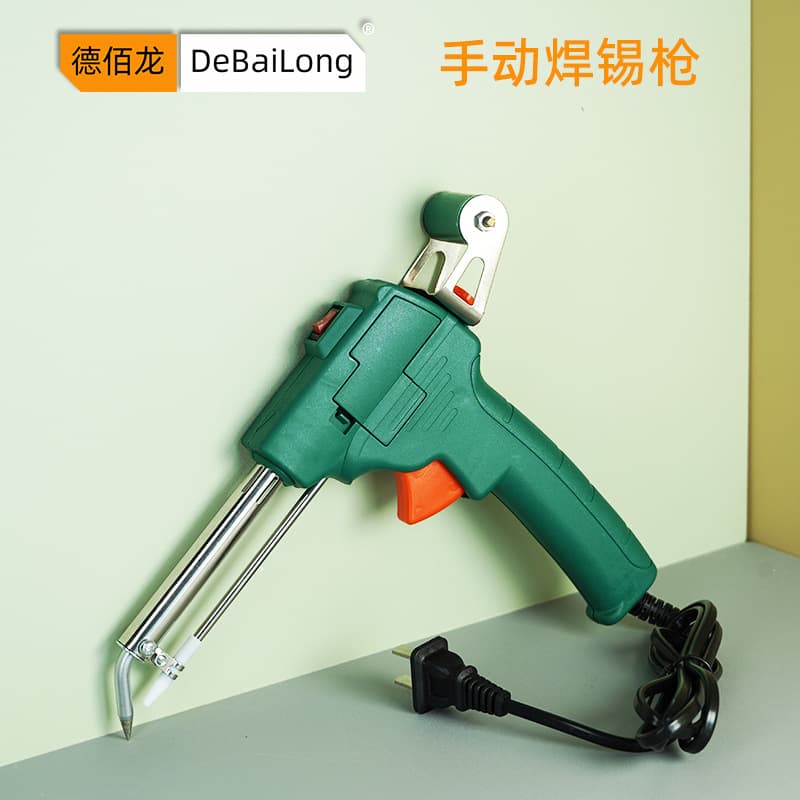 Manual Soldering Iron Internal/External Heating Soldering Gun Automatic Tin Feeding Industrial Stainless Steel Repair Welding Tool