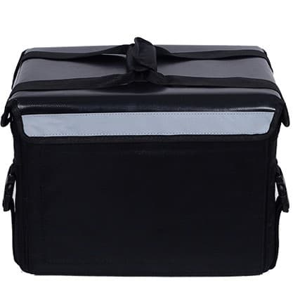Insulated delivery box, pure black, thickened waterproof vehicle-mounted Meituan delivery box, fast food delivery box.