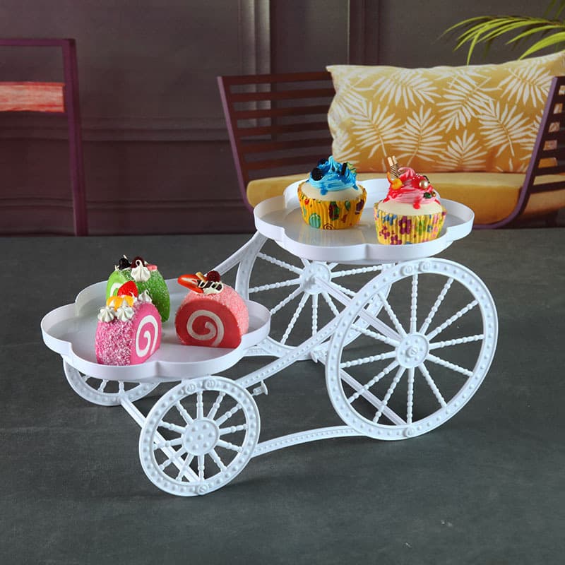 Cross-border Halloween Wedding Birthday Dessert Stand Cake Display Stand Multi-layer Snack Tray Fruit Plate for Living Room