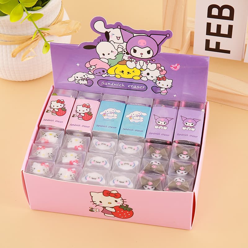 Creative Capybara Eraser Cute Low Dust Super Clean Exam Pencil Eraser for Students