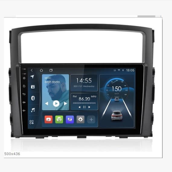 Universal Car Android Navigation MP5 Bluetooth Reverse Camera All-in-One for Mitsubishi Pajero 2004-2009