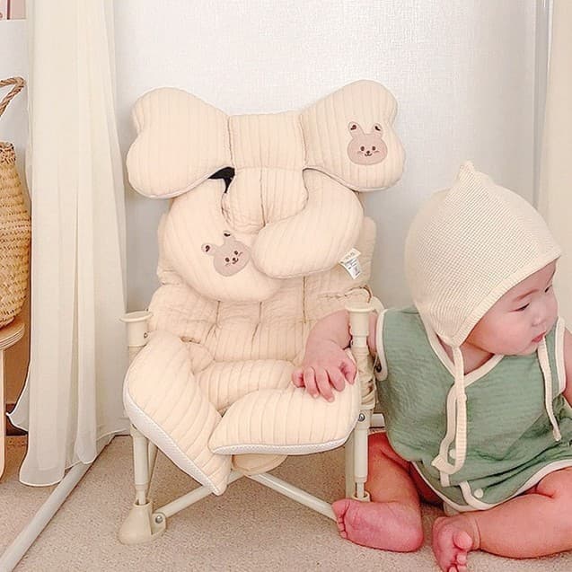 New Korean style baby stroller seat cushion, baby high chair cotton pad, car seat thickened pad